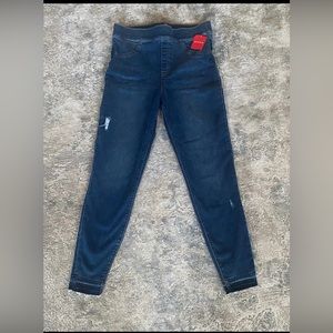 Spanx Distressed Ankle Skinny Jeans, Medium Wash, Smoke and pet free home